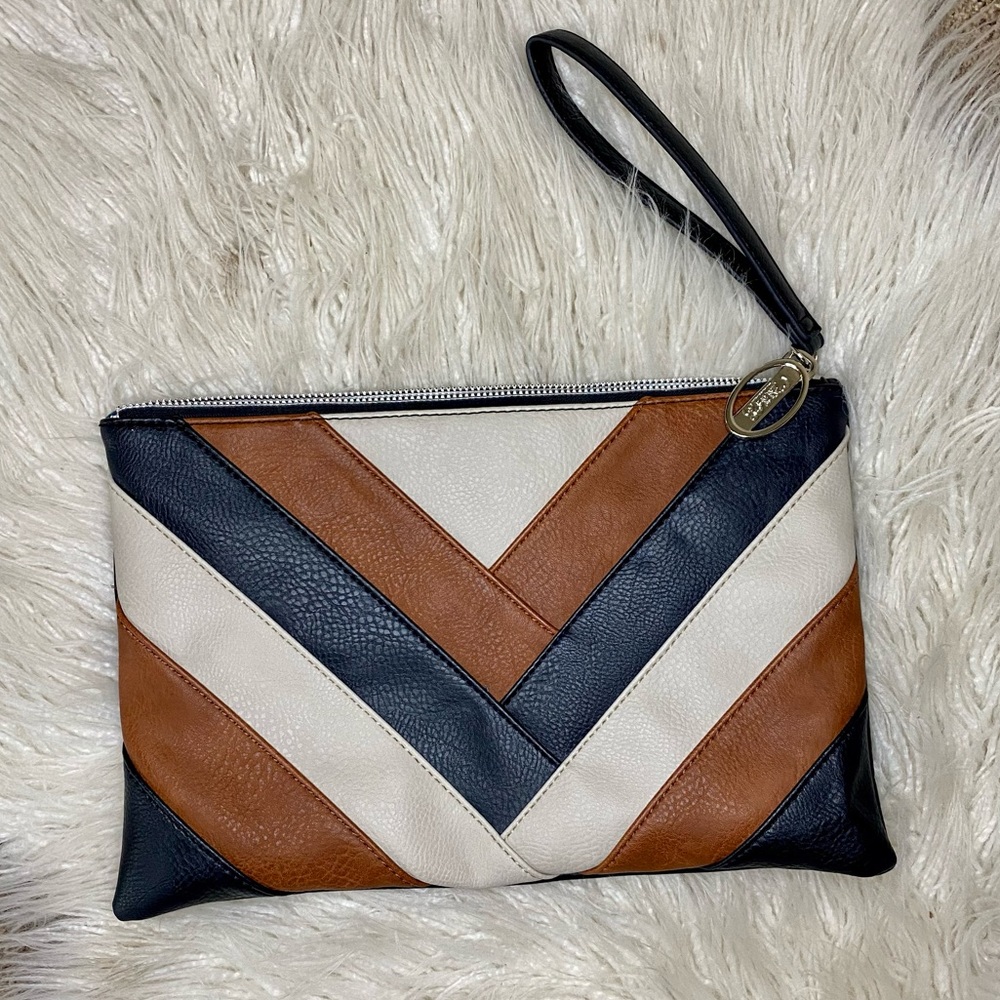 Carlos Santana Cross Patterned Clutch